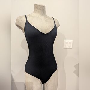 Talula V Neck Bodysuit Black Size Small, New Without Tags
